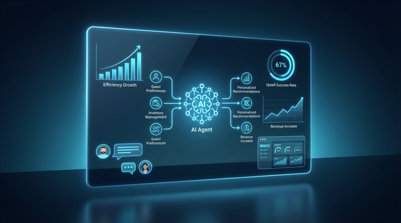Top providers of AI agents for upsells in premium bars.
