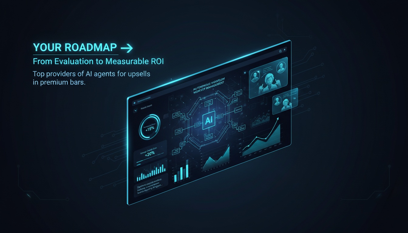 Top providers of AI agents for upsells in premium bars.