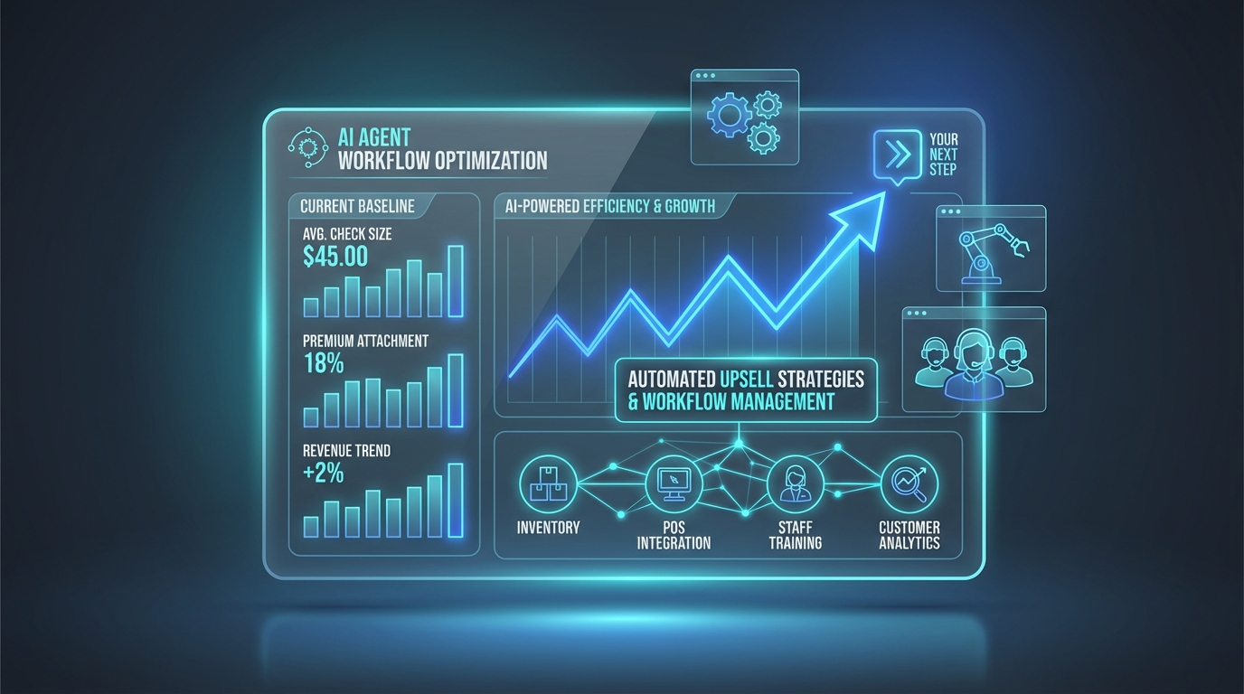 Top providers of AI agents for upsells in premium bars.