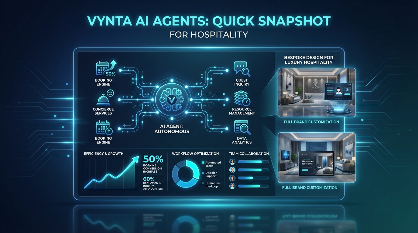 Vynta AI Agents for Hospitality alternatives