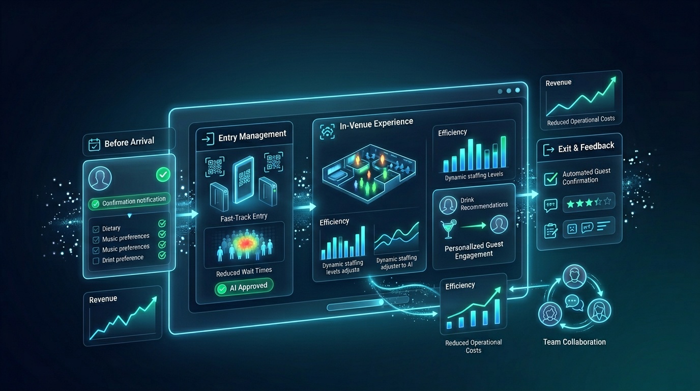 Affordable AI agents for nightclub automation.