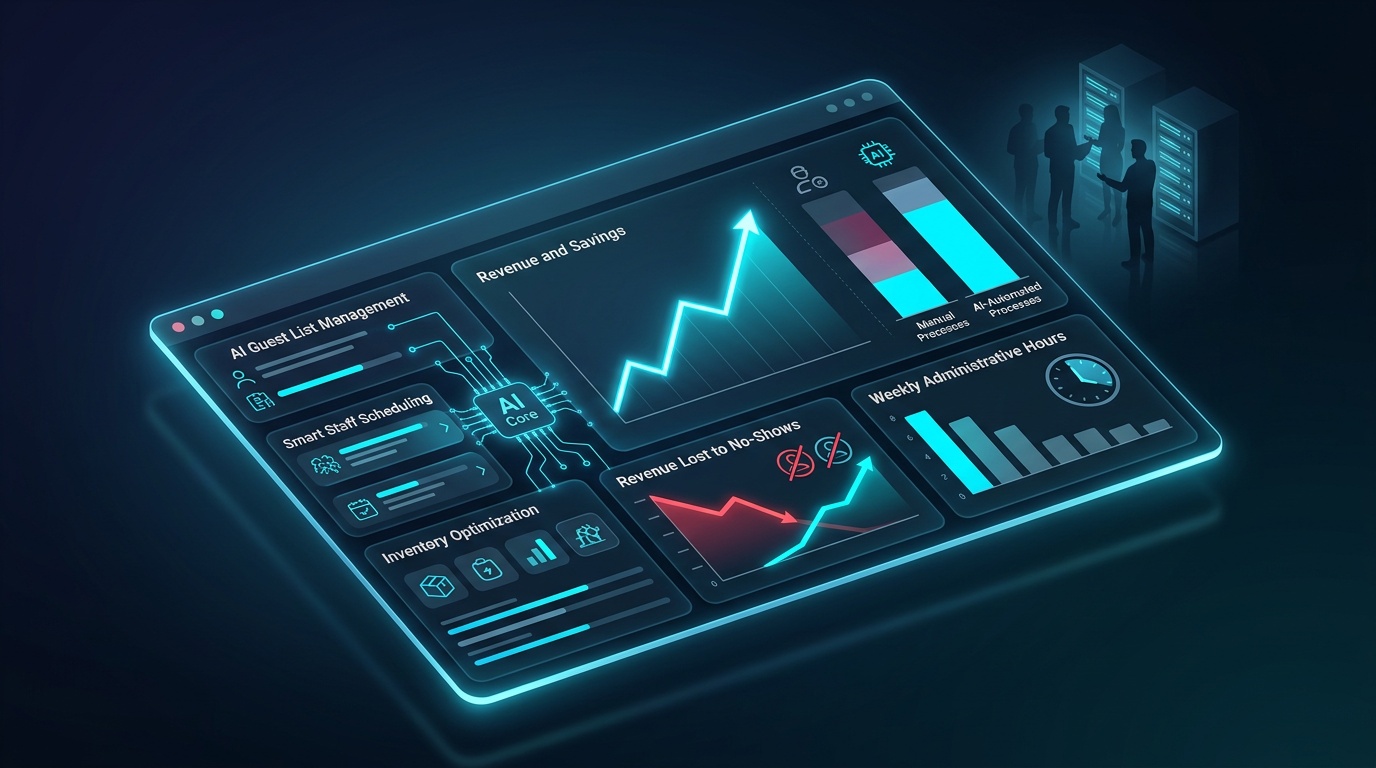 Affordable AI agents for nightclub automation.