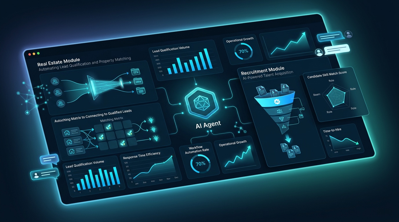 GPT OSS AI agent automating real estate lead qualification and candidate screening workflows