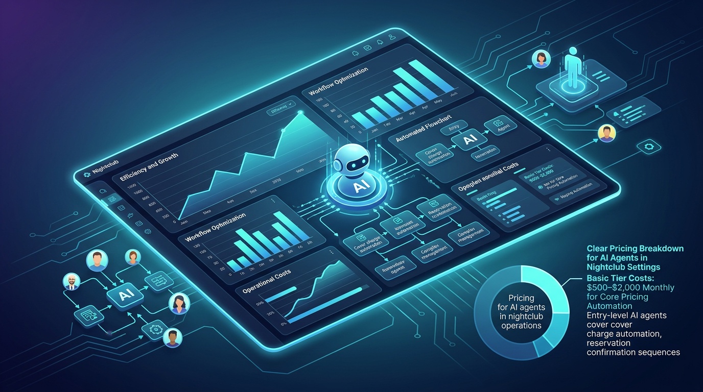Pricing for AI agents in nightclub operations.