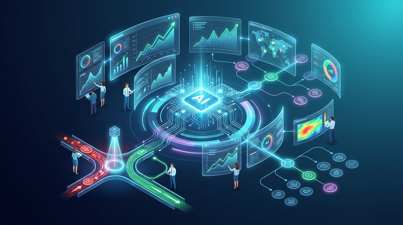 Decision framework diagram for selecting workflow management software by industry vertical and team scale