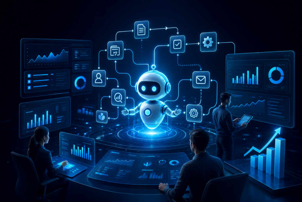 Alternatives to agentic systems for real estate property management.