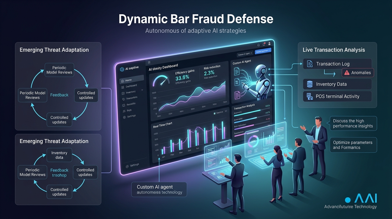 Recommended custom AI for bar fraud detection?