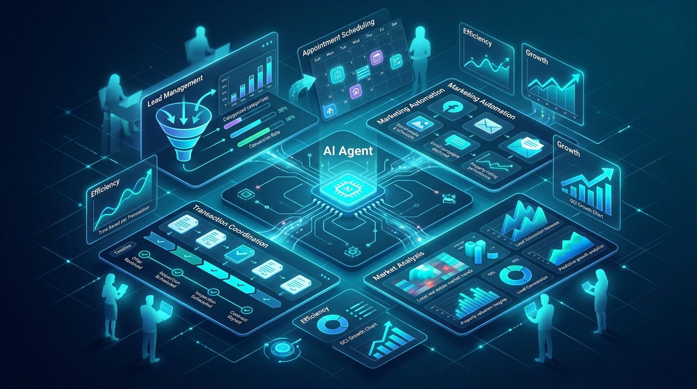 Top agentic AI tools for improving agent productivity in real estate.