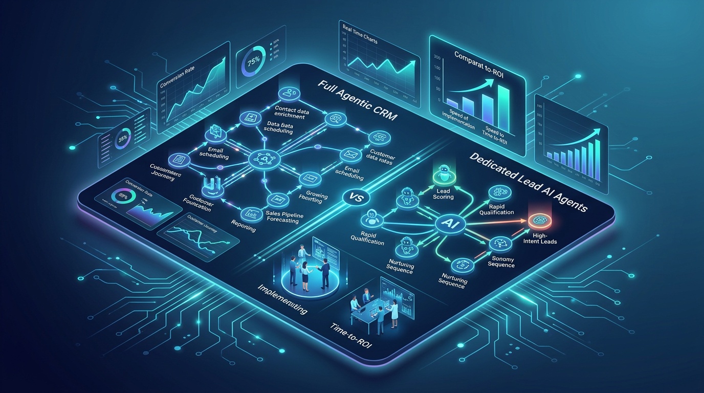 Full Agentic CRM vs. Dedicated Lead AI Agents: Which Delivers Faster ROI?