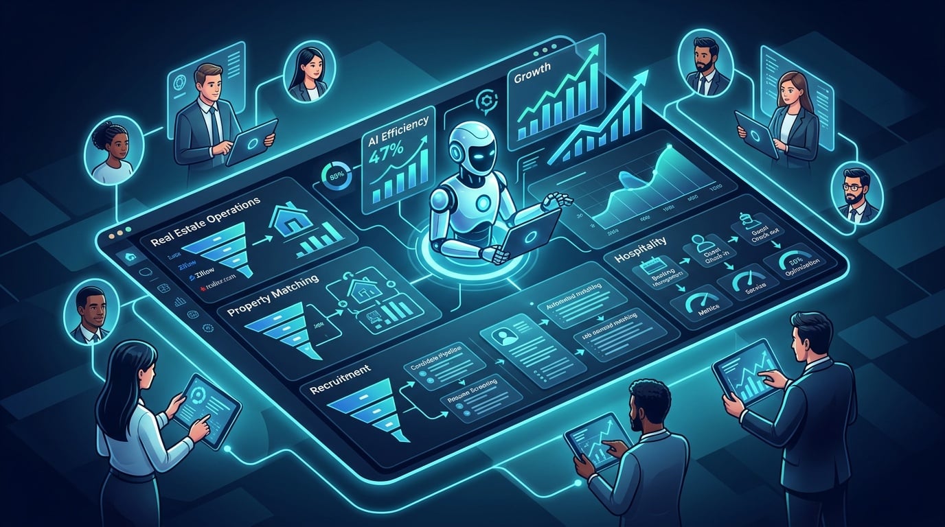 Boosting Operational Efficiency: Proxies for Real Estate, Recruitment, and Hospitality
