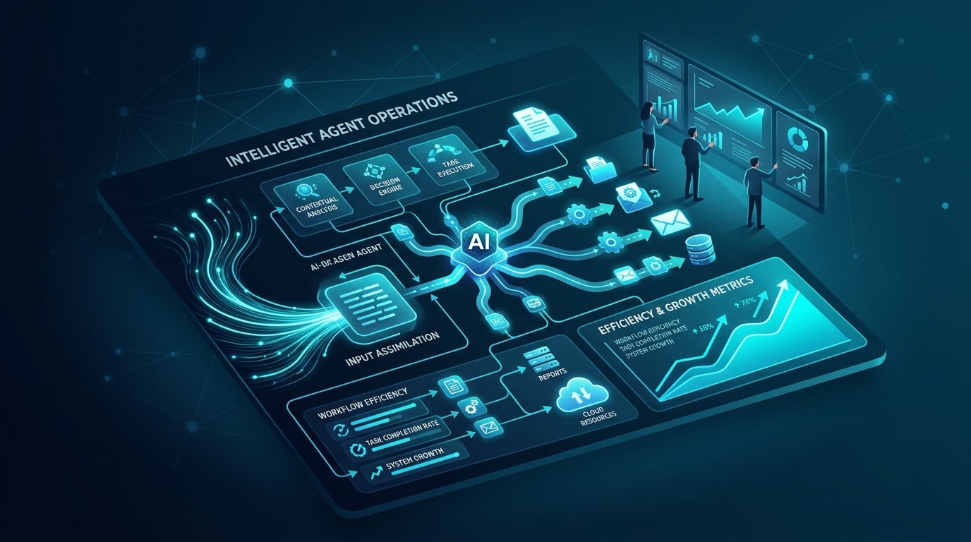 How Intelligent Agents Process Data and Execute Tasks