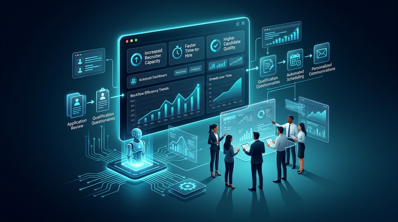 Recruitment automation benefits for candidate screening and hiring operations