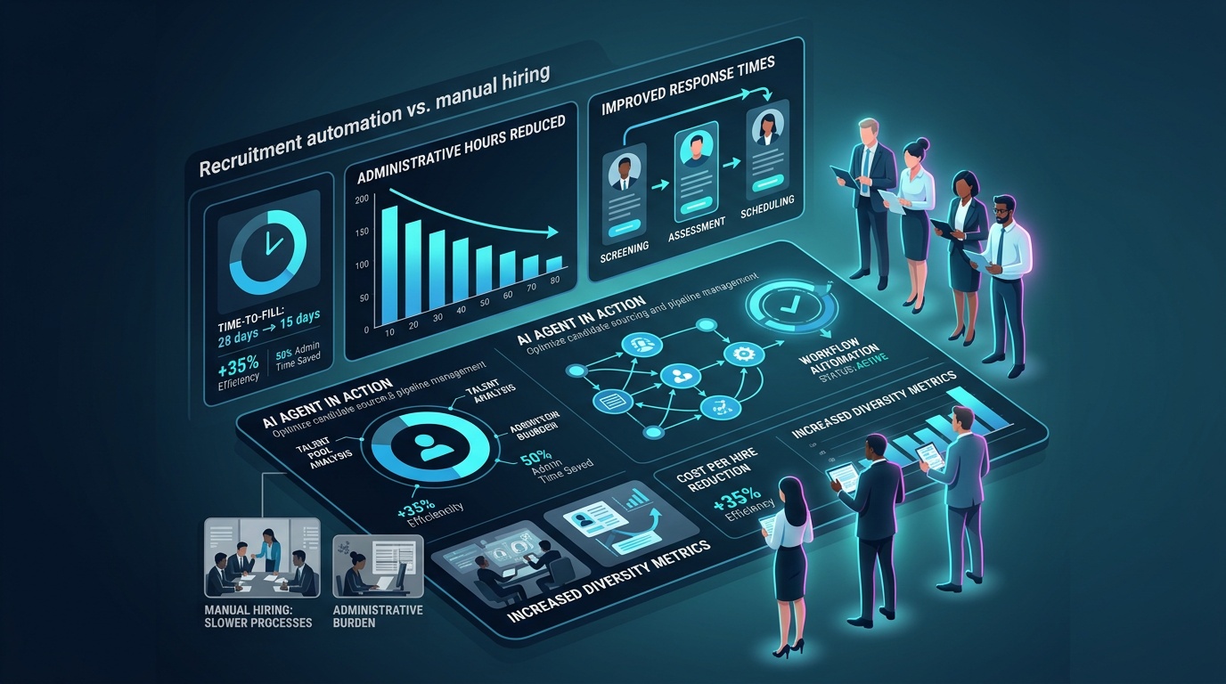 What are the benefits of recruitment automation?