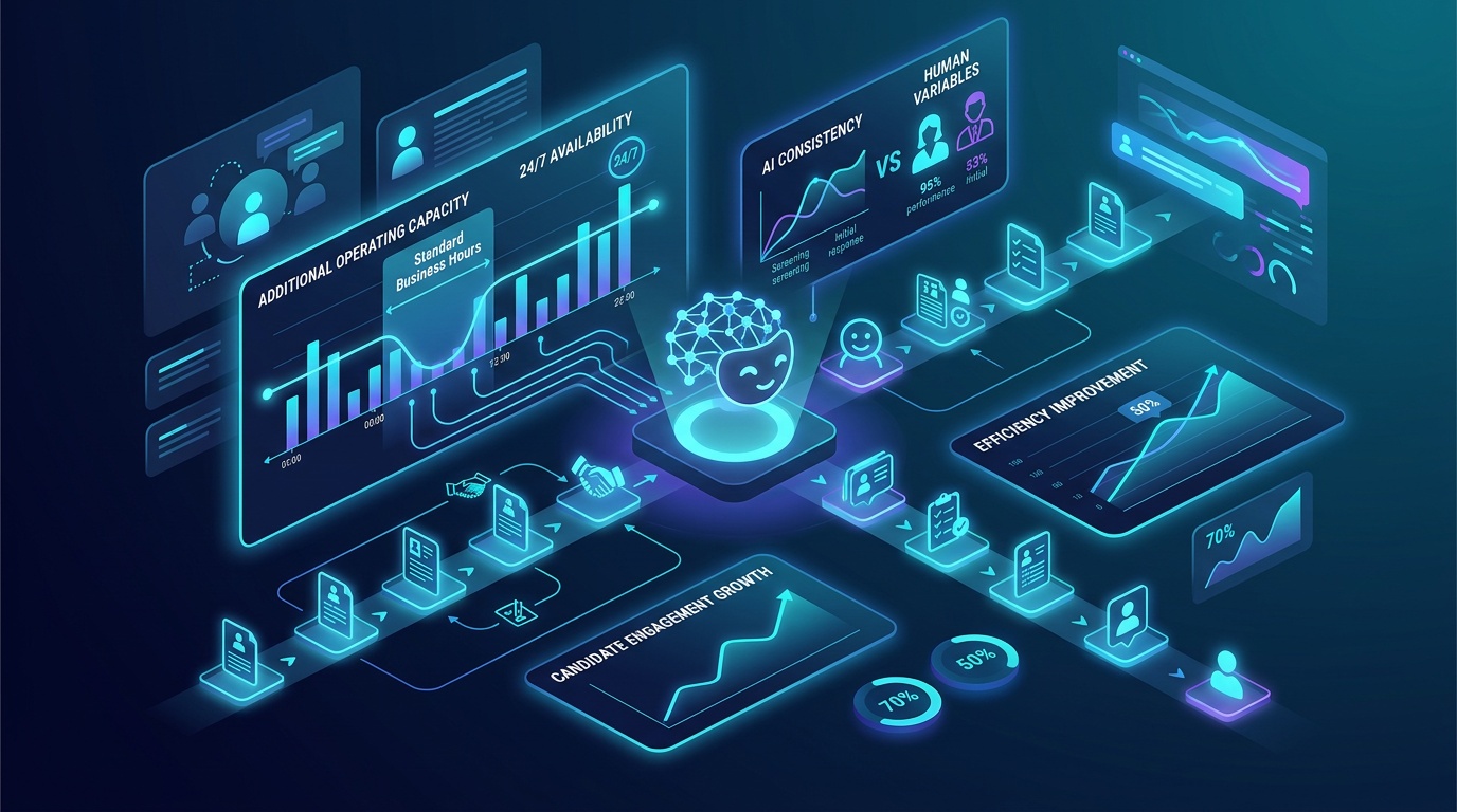 Benefits of Recruitment chatbots vs human recruiters comparison