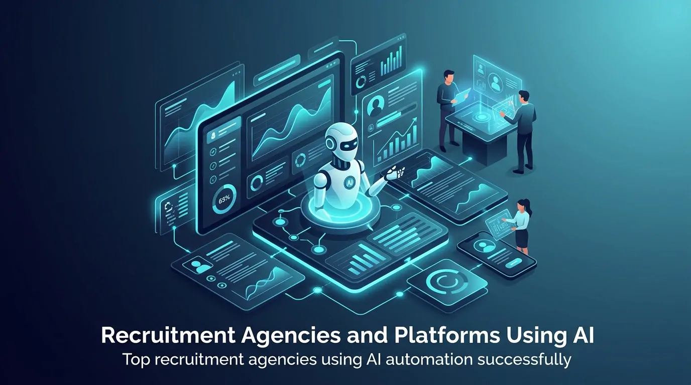 AI recruitment workflow connecting candidate data and recruiter review