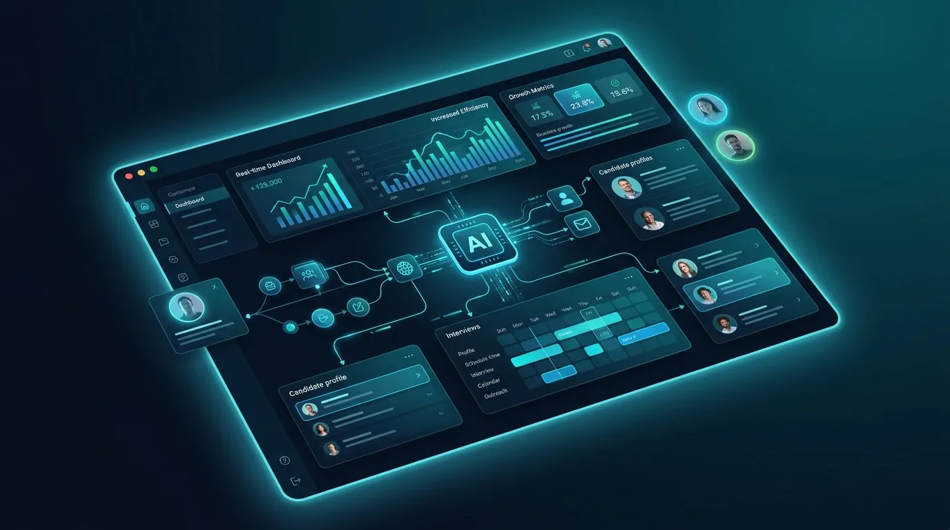 Recruitment agency comparing AI automation options
